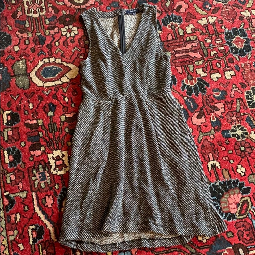 Madewell cotton boucle jumper dress